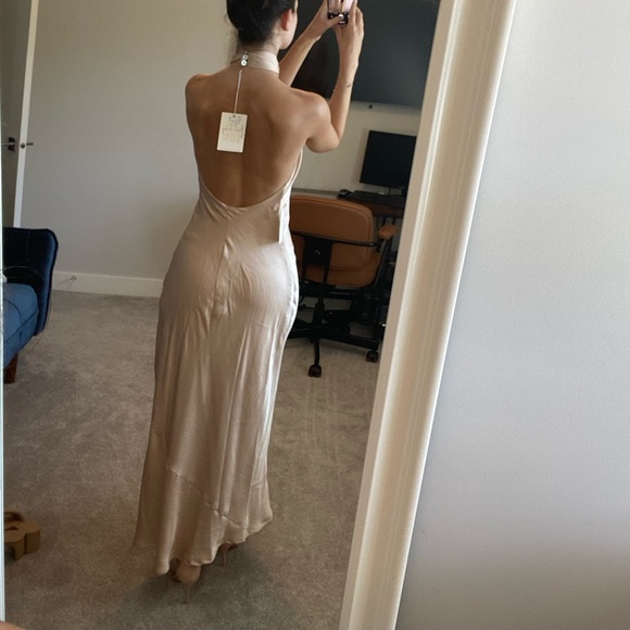 Slip champagne dress - Picture 3 of 4